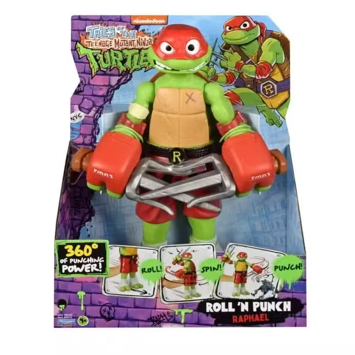 Ninja Turtles Roll N Punch Raphael 30 cm