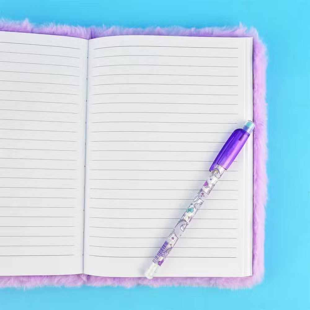 Notesbog Ballerina Kat Fluffy A5