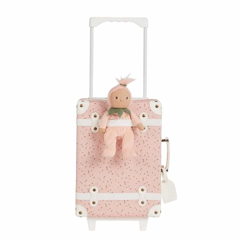 Olli Ella See-Ya Kuffert Pink Daisies