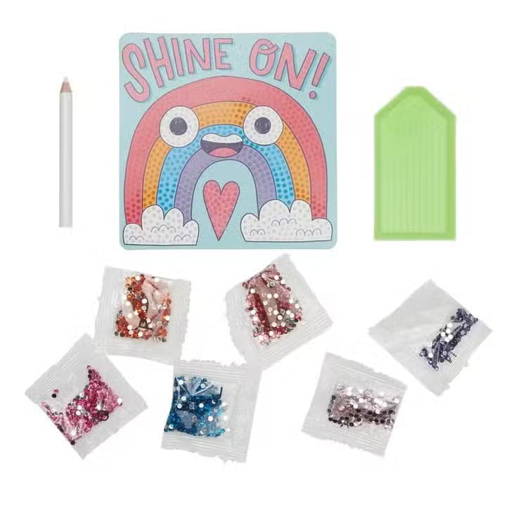 Ooly Diamant Maleri Mini Rad Rainbow