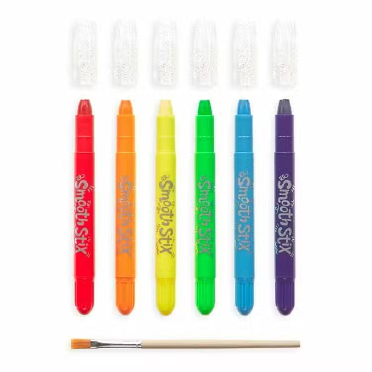 Ooly smooth stix watercolor gel crayons - 6 pak