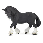 Papo Hest Sort Shire Hingst