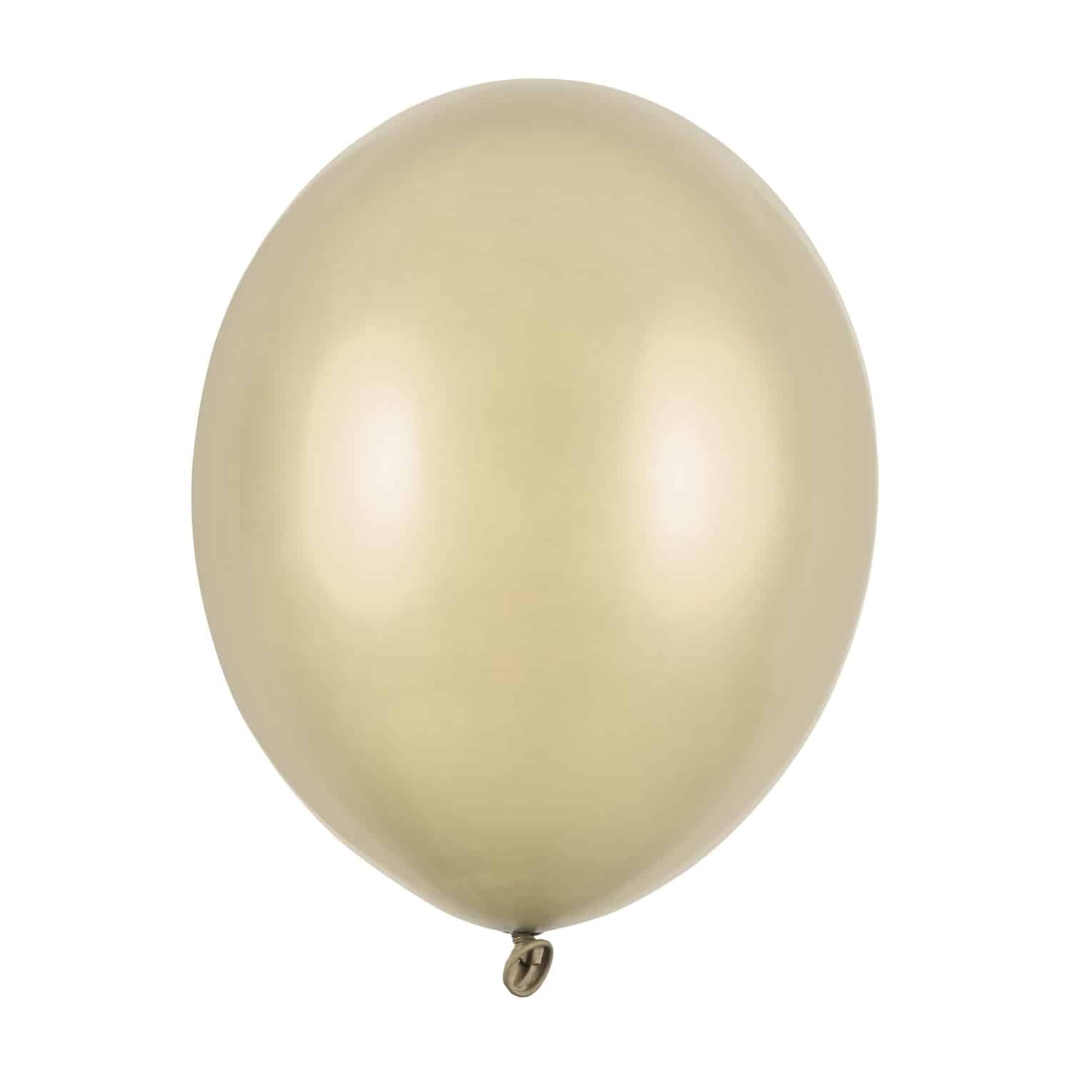 PartyDeco Balloner Guld 10 Pak