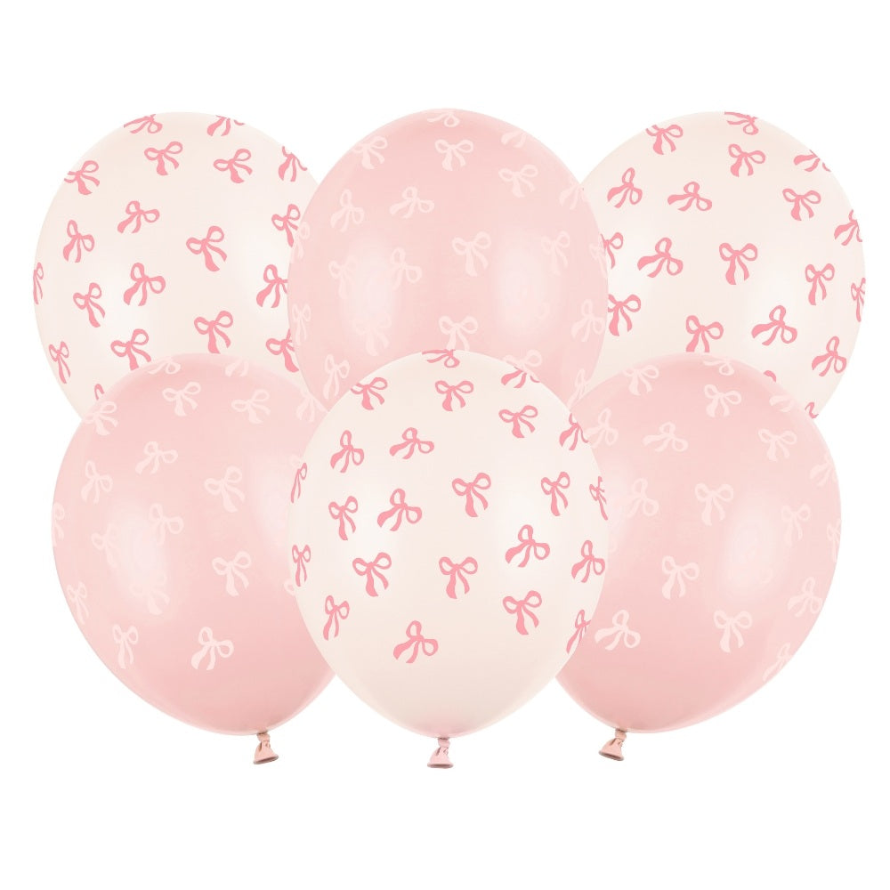 PartyDeco Balloner Sløjfer 6 Pak
