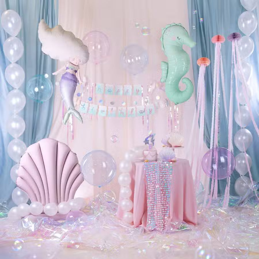 PartyDeco Folie ballon Havfrue