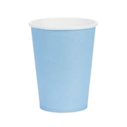 PartyDeco Papkrus Lyseblå 6 Pak