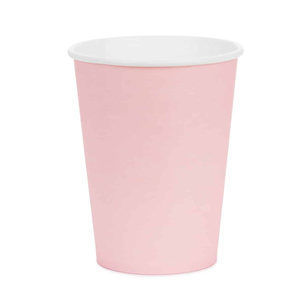 PartyDeco Papkrus Lyserød 6 Pak