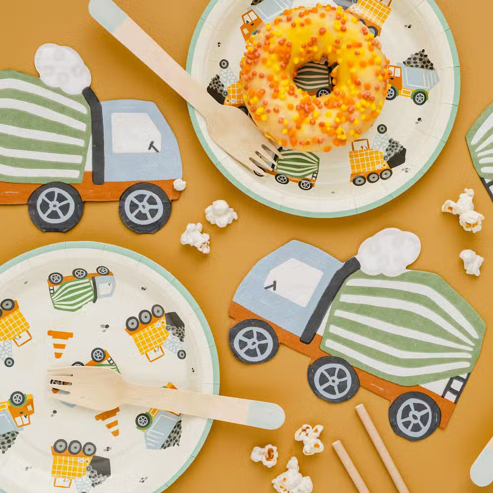 PartyDeco Servietter Cementmaskine - 20 Pak