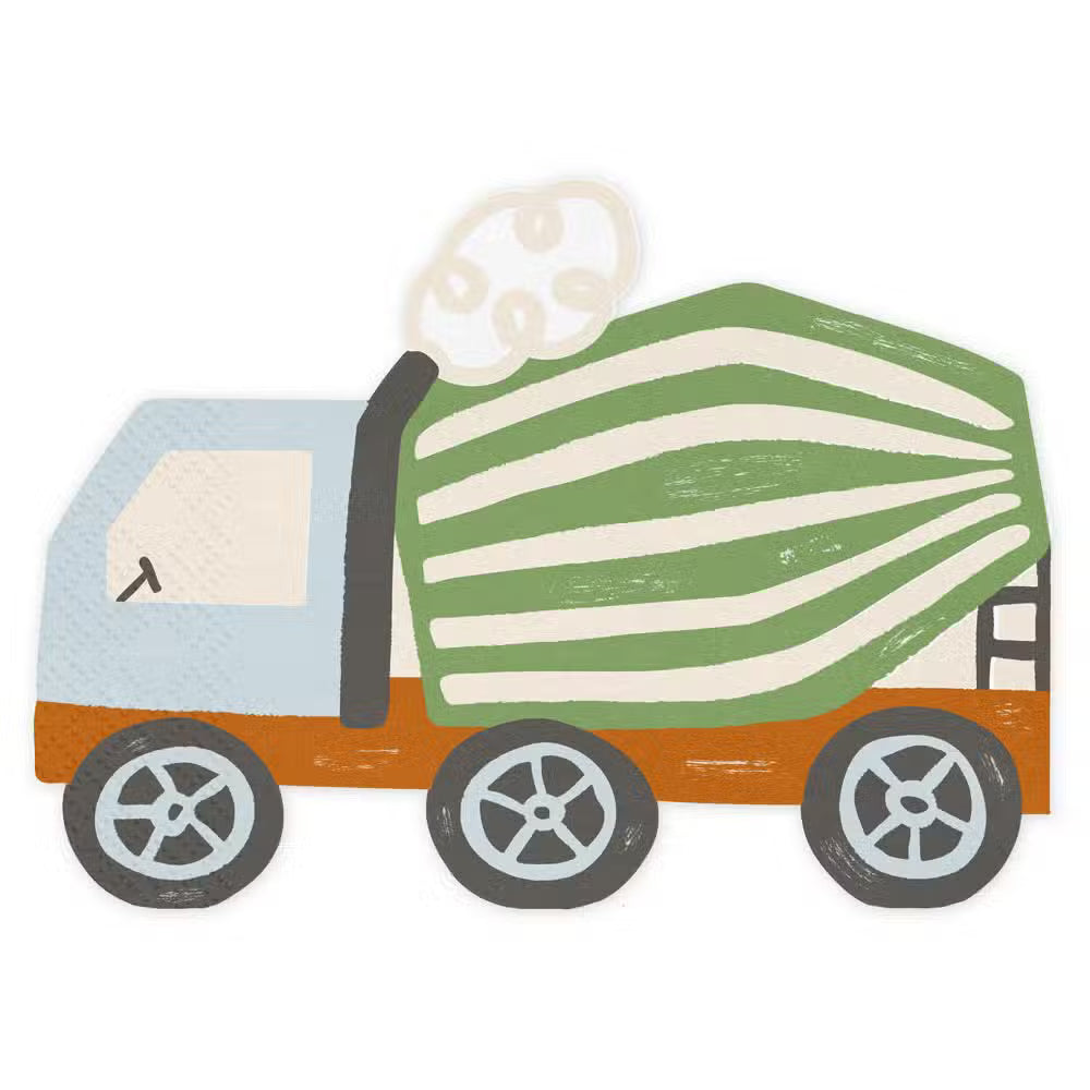 PartyDeco Servietter Cementmaskine