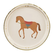 PartyDeco Tallerken Hest 6 Pak