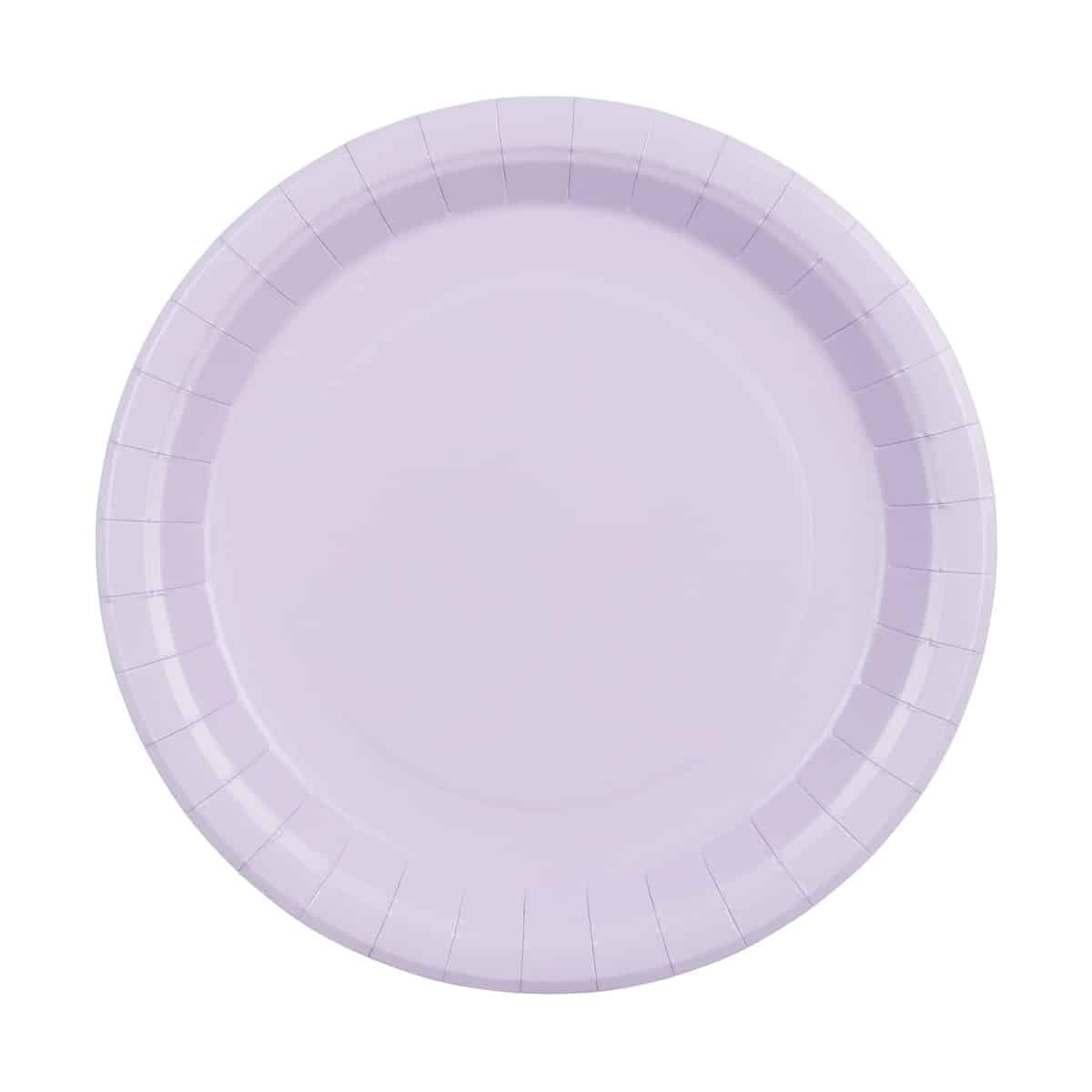 PartyDeco Tallerkener Lilla 6 Pak