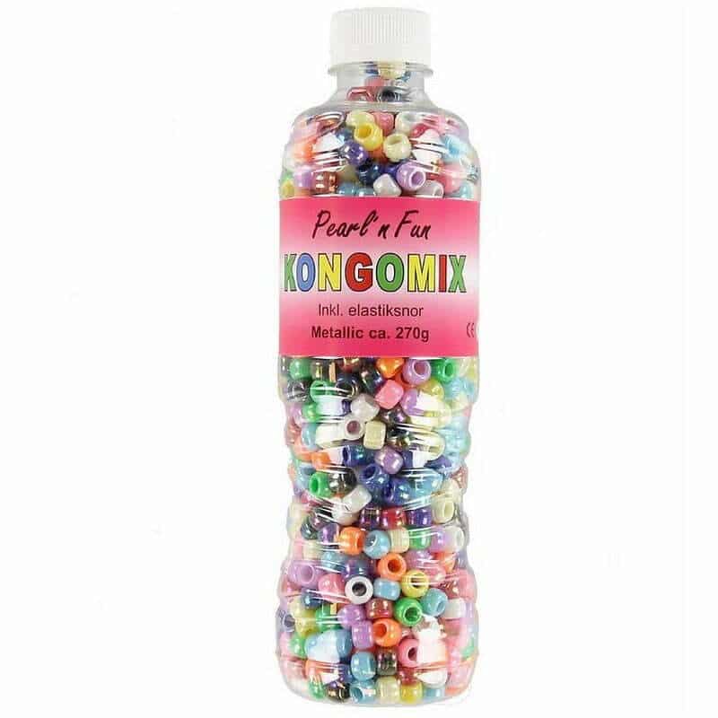 Pearl'n Fun Smykkeperler Kongomix Metallisk