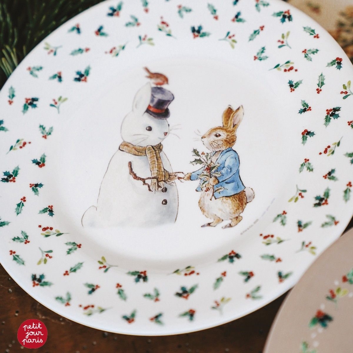 Peter Kanin Tallerken Jul Beige