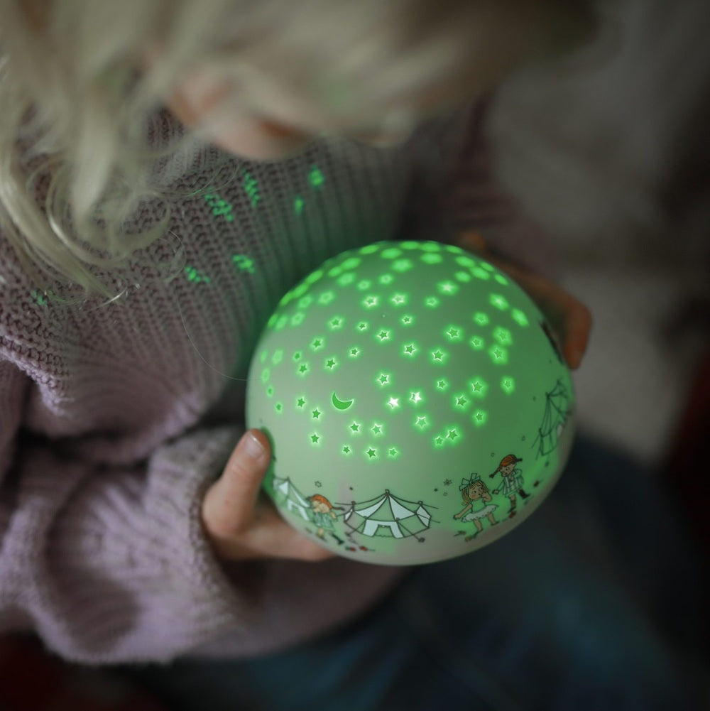 Pippi Langstrømpe Natlampe Med Stjernehimmel