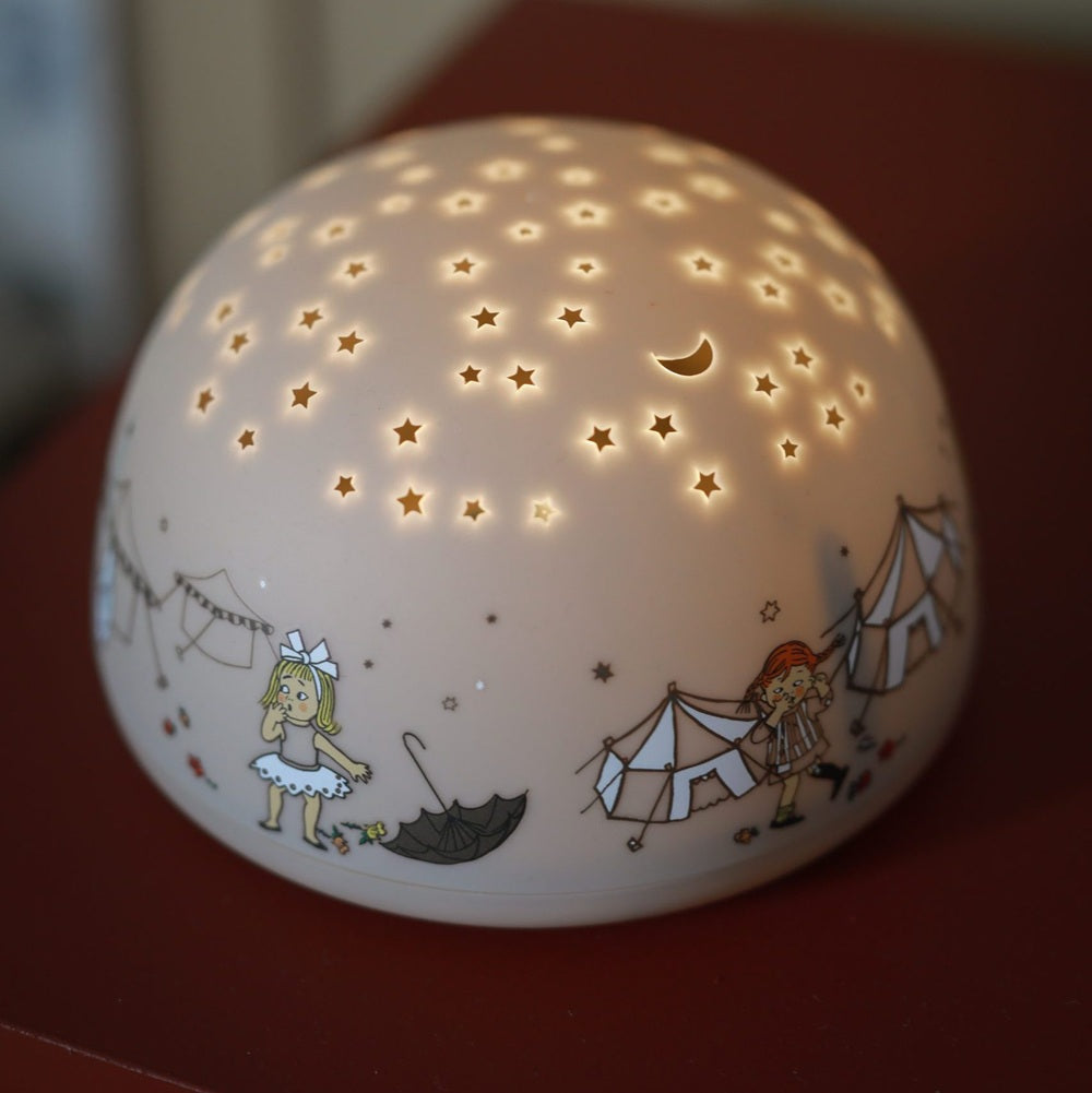 Pippi Langstrømpe Natlampe Med Stjernehimmel