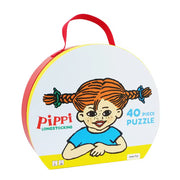 Pippi Langstrømpe Puslespil 40 Brikker