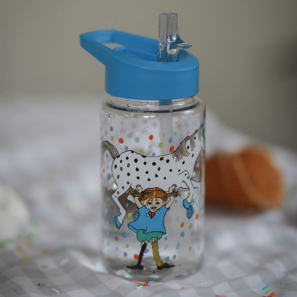 Pippi Langstrømpe Drikkedunk Blå