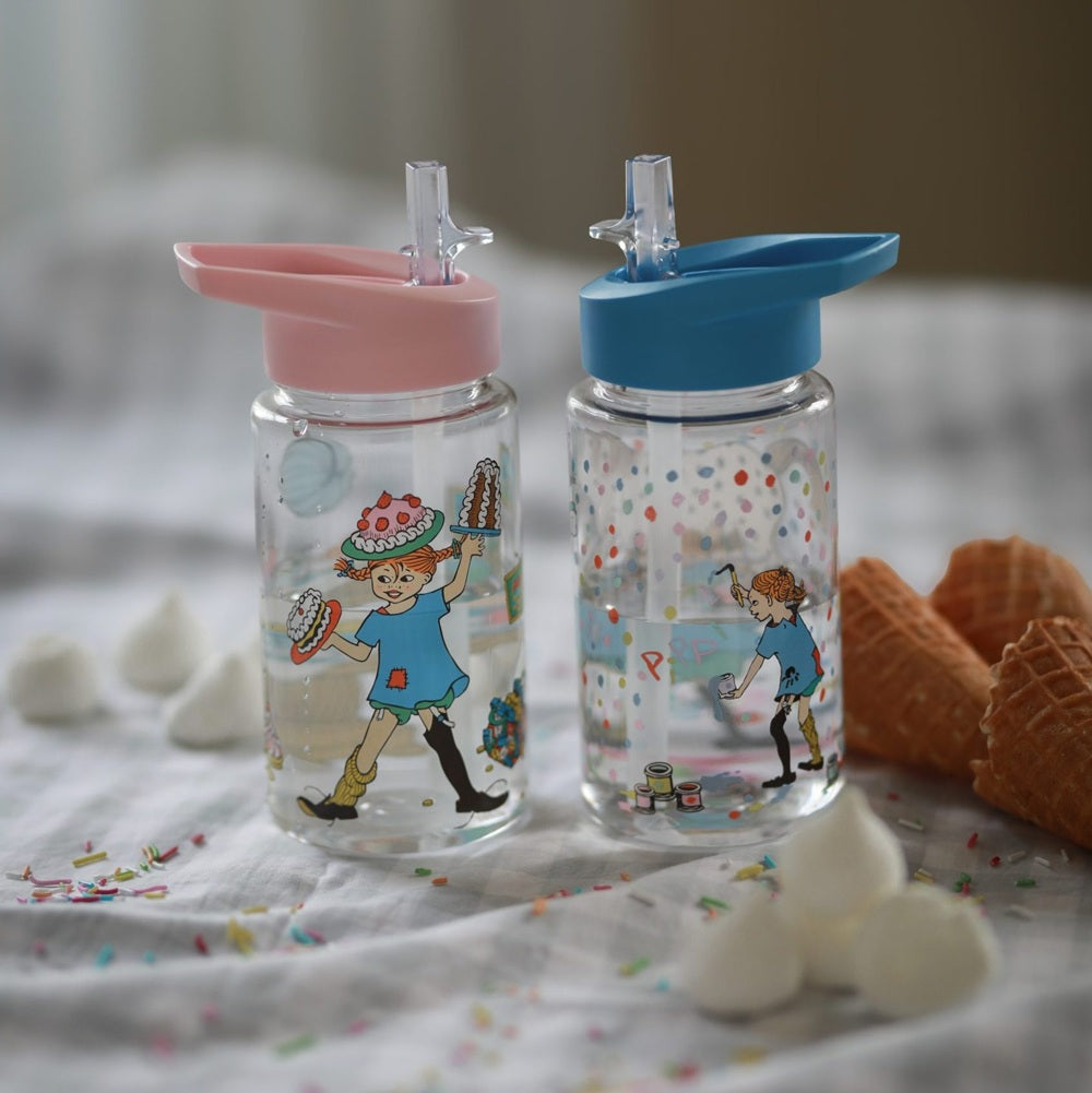 Pippi Langstrømpe Drikkedunk Blå