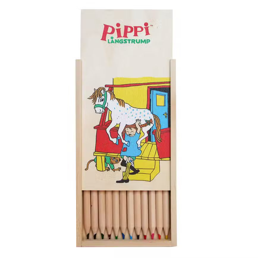 Pippi Langstrømpe Farveblyanter Hest