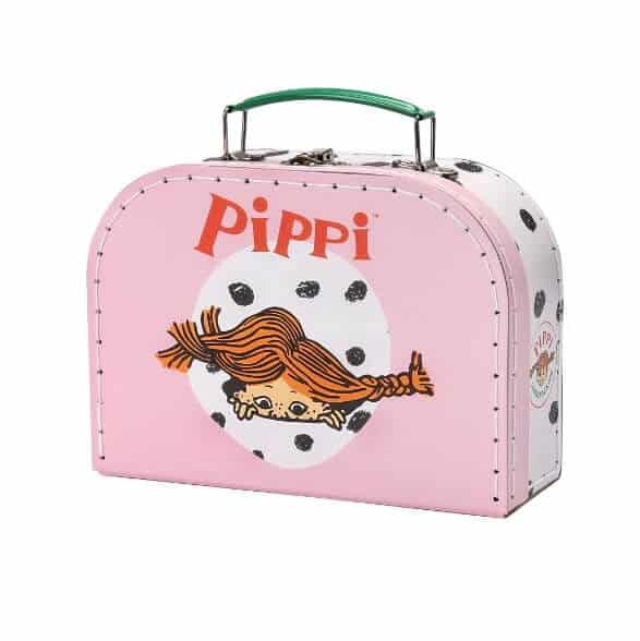 Pippi Langstrømpe Kuffert Lyserød