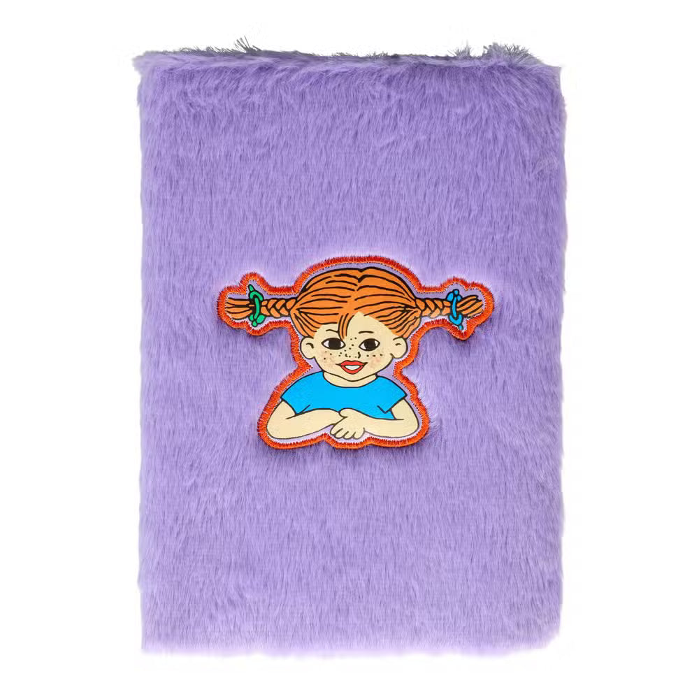 Pippi Langstrømpe Notesbog Lilla