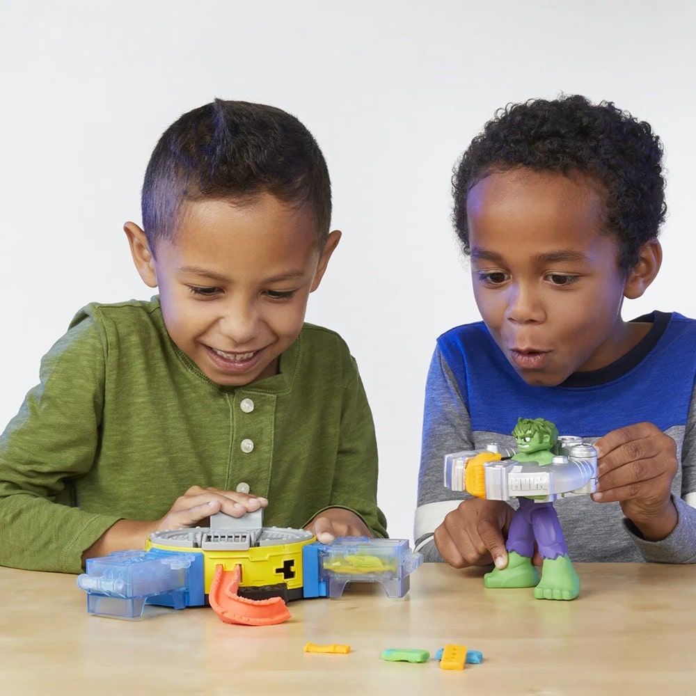 Play Doh Marvel Smash Og Squish Sæt