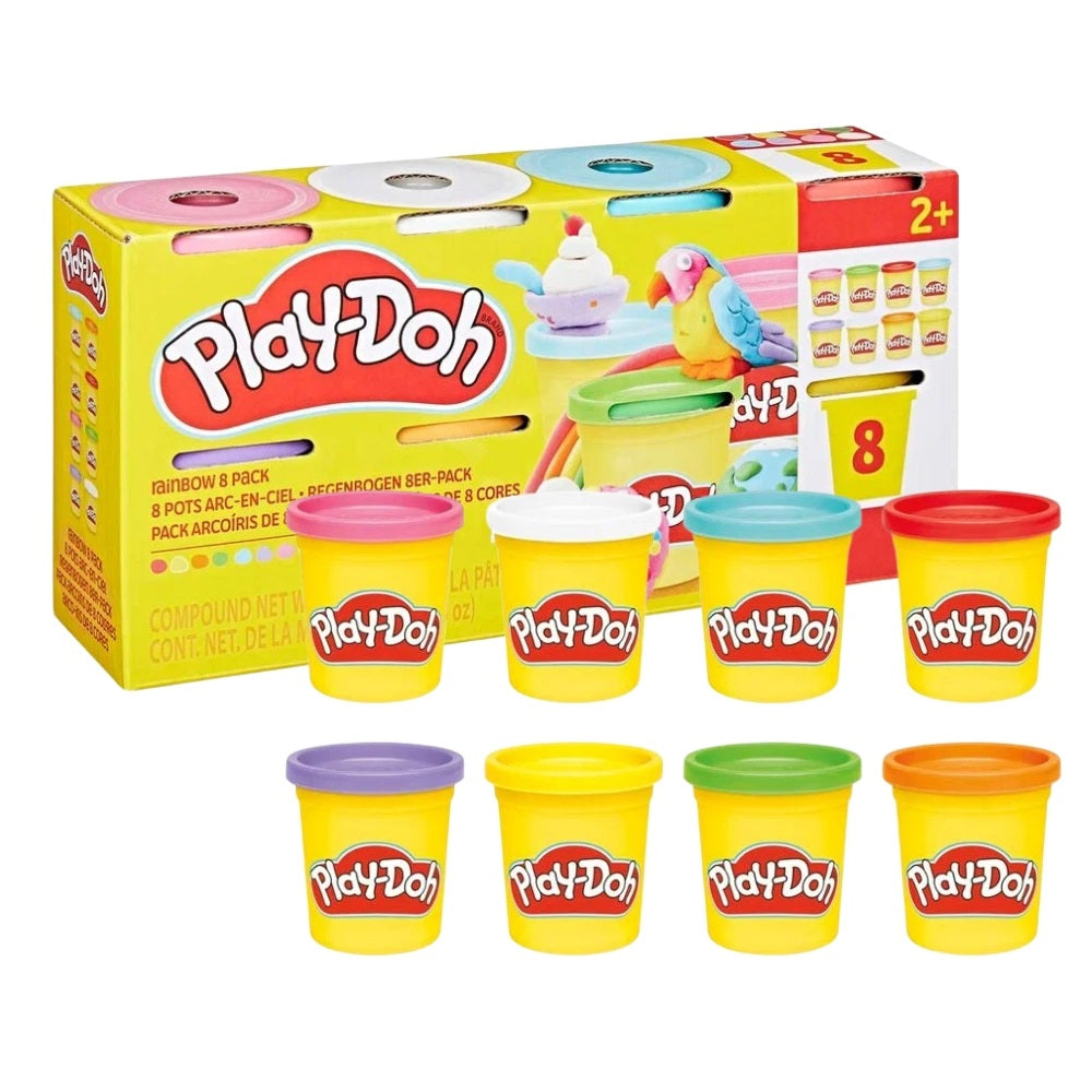 Play Doh Modellervoks Vibrant Pastel 8 Pak