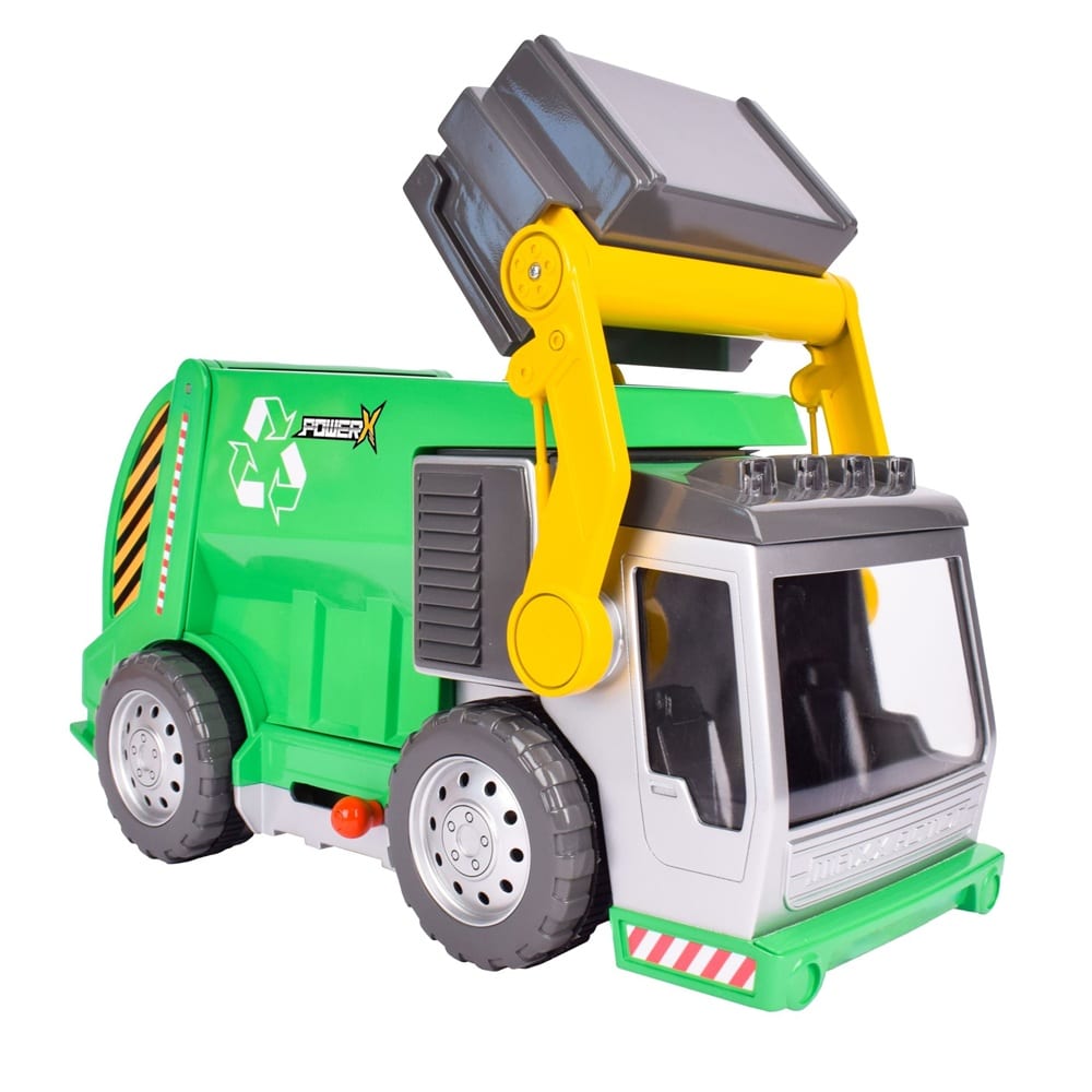 Power X Skraldebil Med Lys Og Lyd