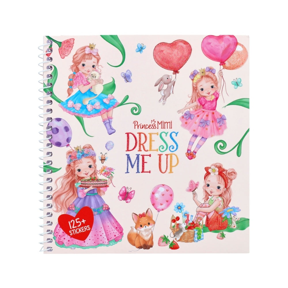 Princess Mimi Klistermærkebog Dress Me Up Pink