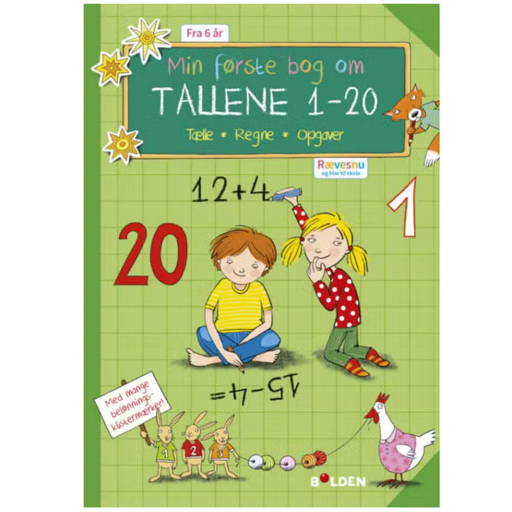 Rævesnu Min Første Bog Om Tallene 1-20