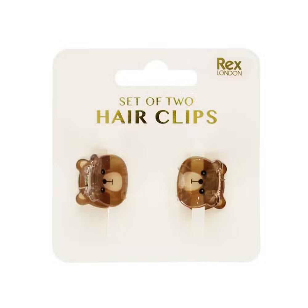 Rex London Hårklemmer Mini Bjørn