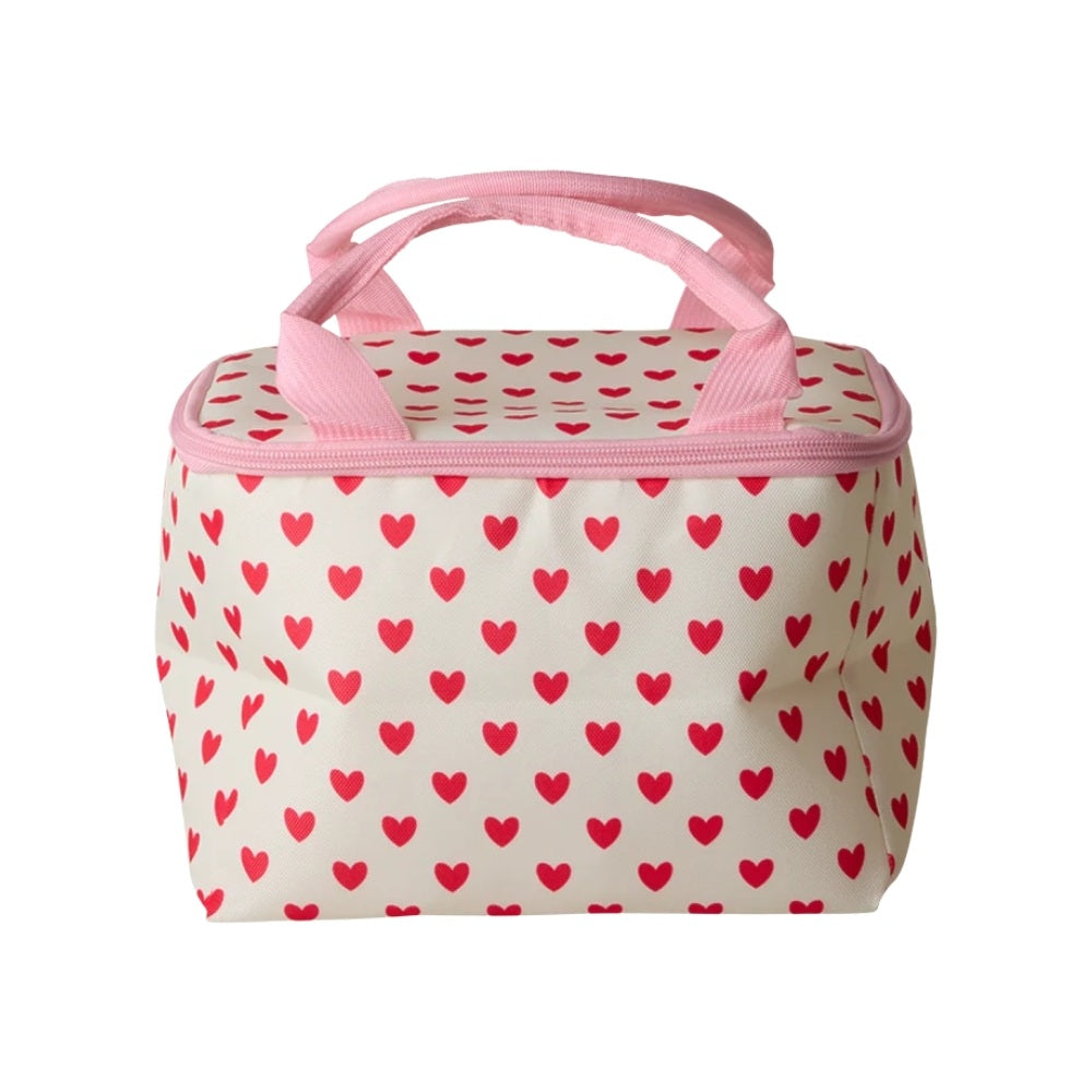 Rice Køletaske Creme Hjerter