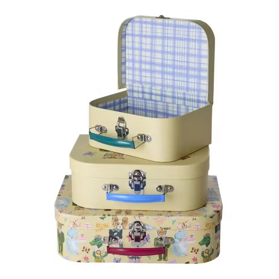 Rice Kuffertsæt Creme Nathalie Lété