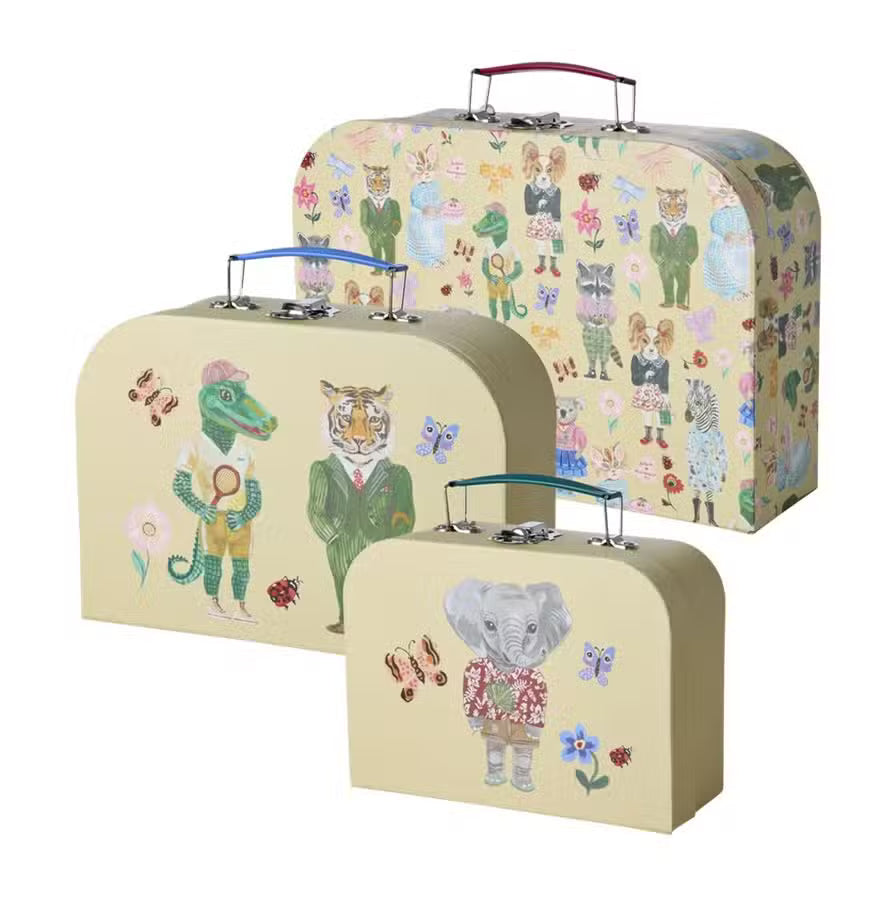 Rice Kuffertsæt Creme Nathalie Lété