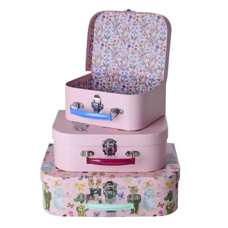 Rice Kuffertsæt Pink Nathalie Lété