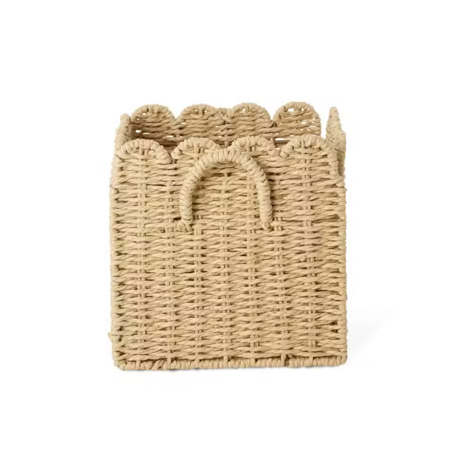 Rice Opbevaringskurv Natur Lille