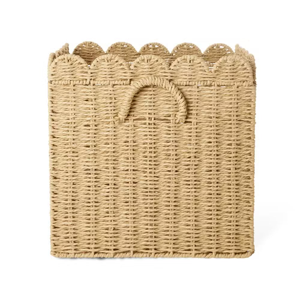 Rice Opbevaringskurv Natur Stor