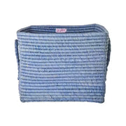 Rice Raffia Kurv Blå