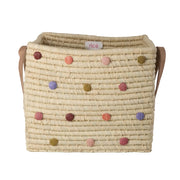 Rice Raffia Kurv Dots