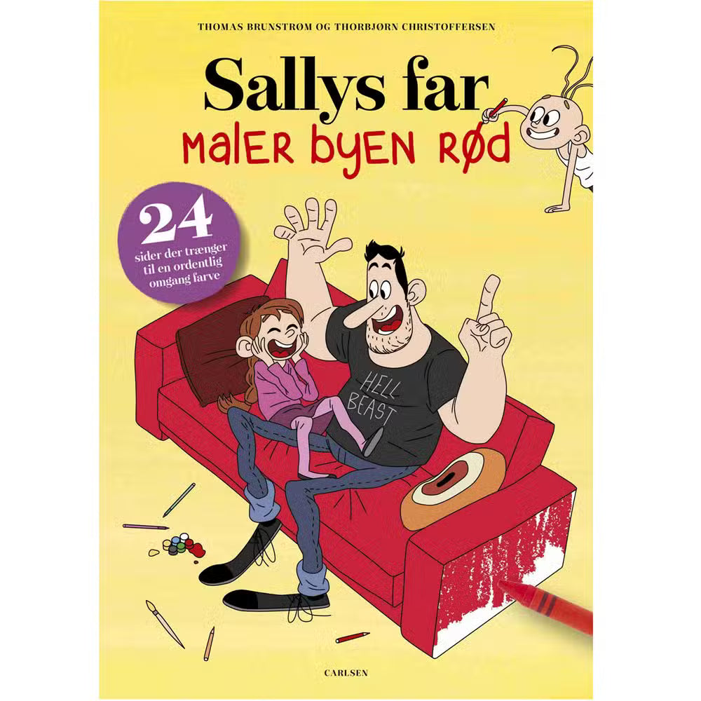 Sallys Far Maler Byen Rød