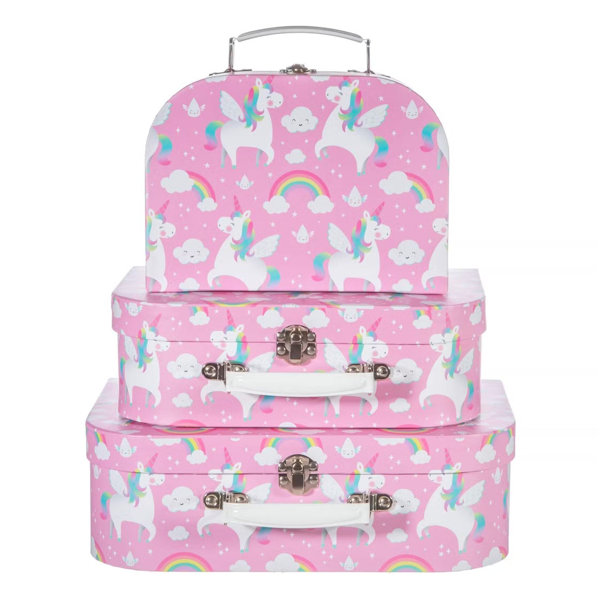 Sass & Belle Kuffertsæt Rainbow Unicorn