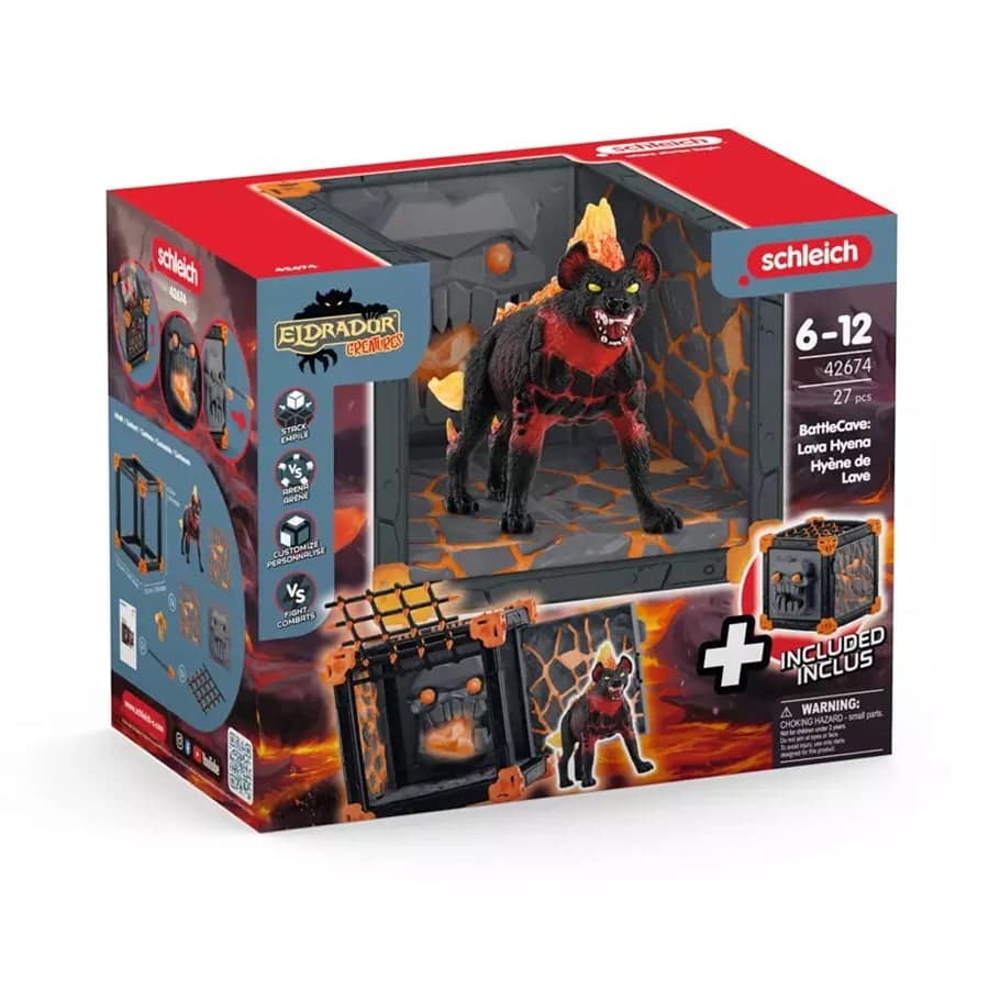 Schleich Eldrador Battlecave Lava Hyæne