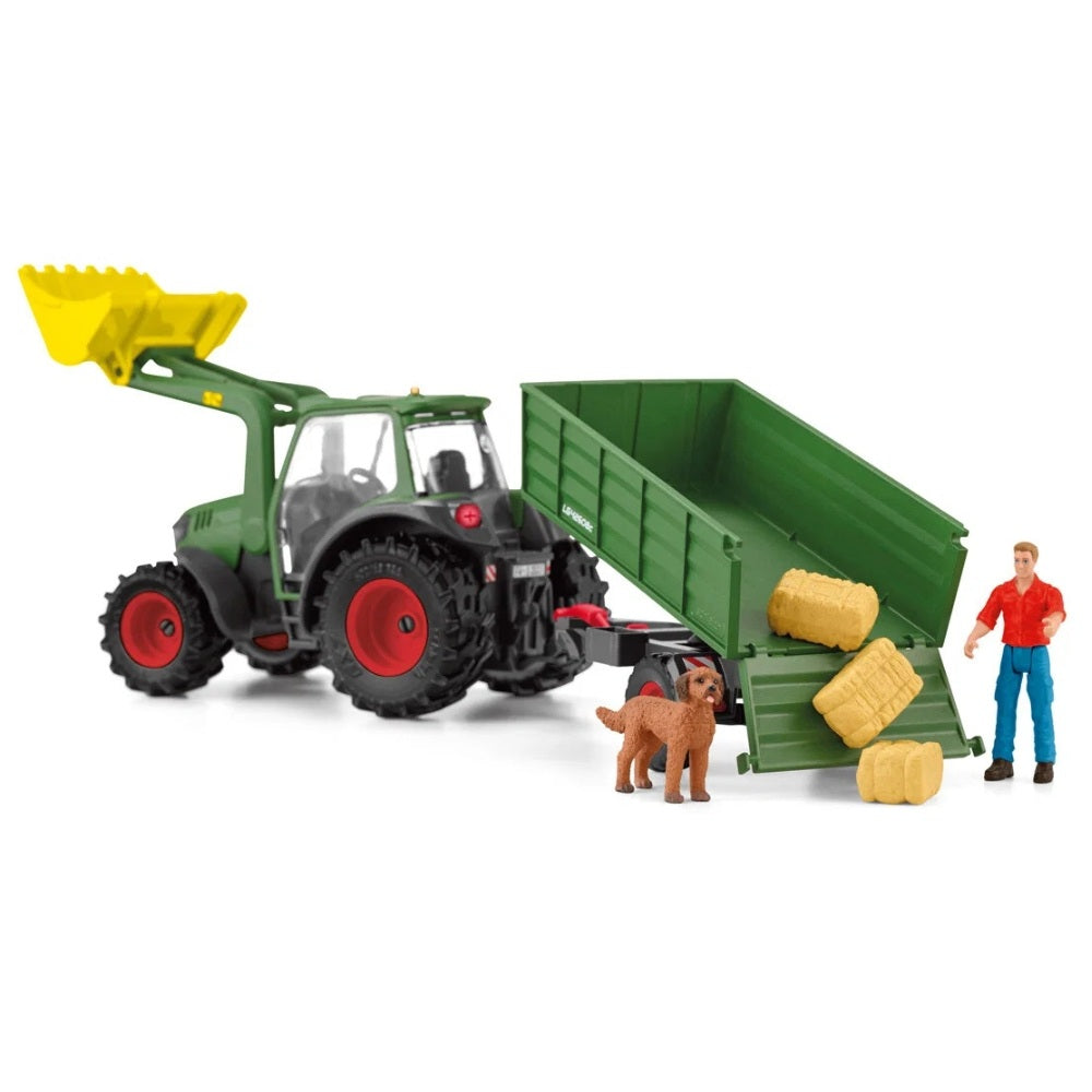Schleich Traktor Med Trailer