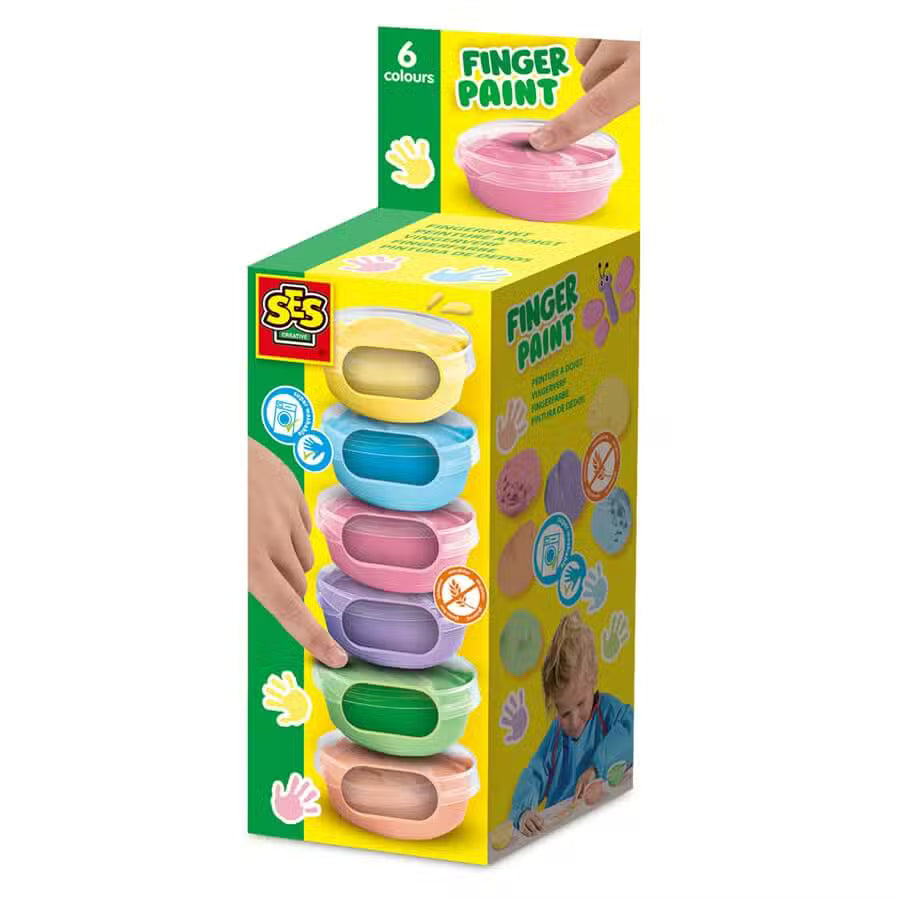 SES Creative Fingermaling Pastel 6 Pak