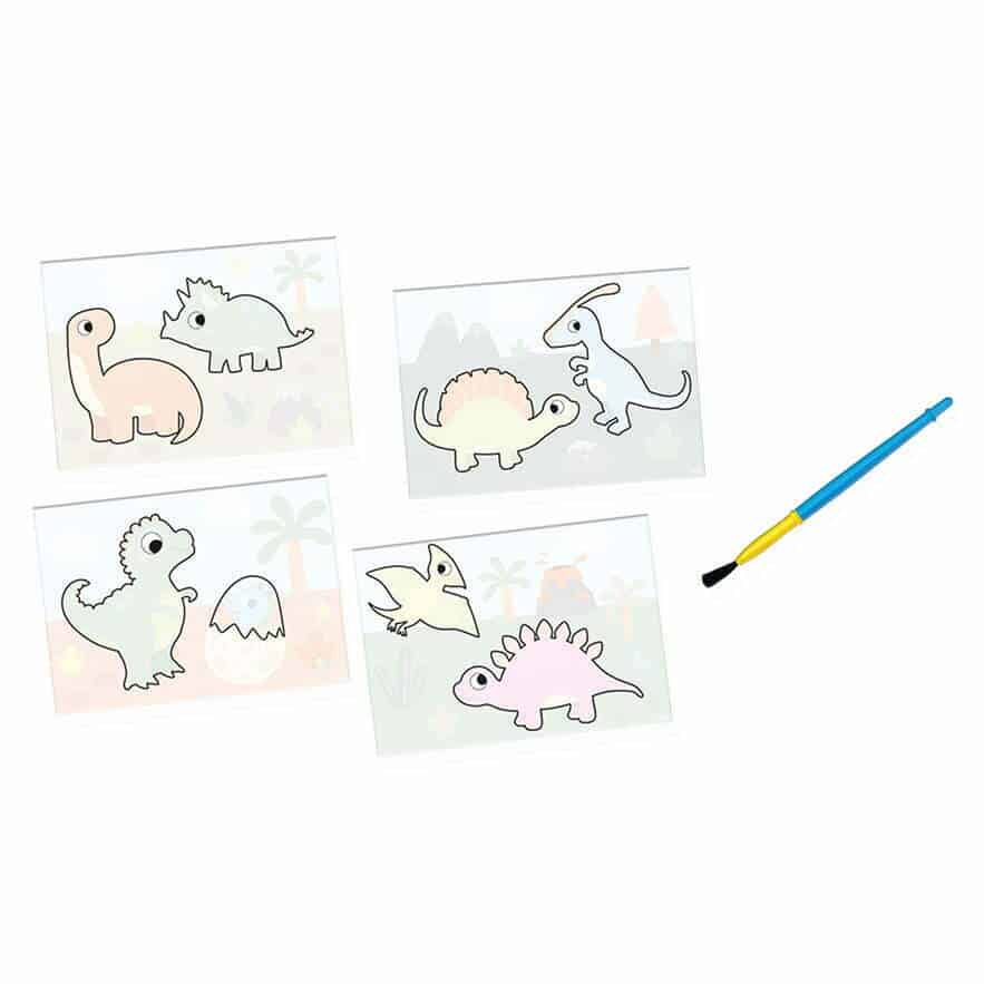 SES Creative Mal Med Vandfarver Dinosaur