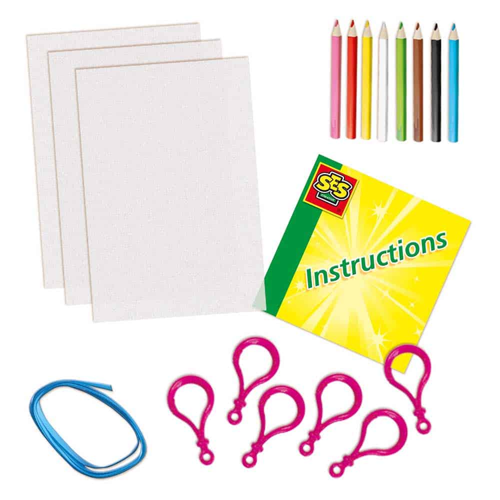 SES Creative Lav din egen nøglering - Krympeplast