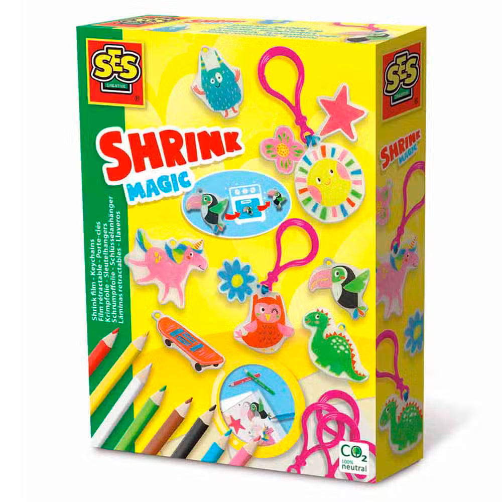 SES Creative Lav Din Egen Nøglering Krympeplast