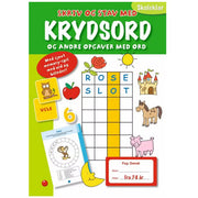 Skoleklar Krydsord Og Andre Opgaver Med Ord