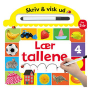 Skriv Og Visk Ud Lær Tallene