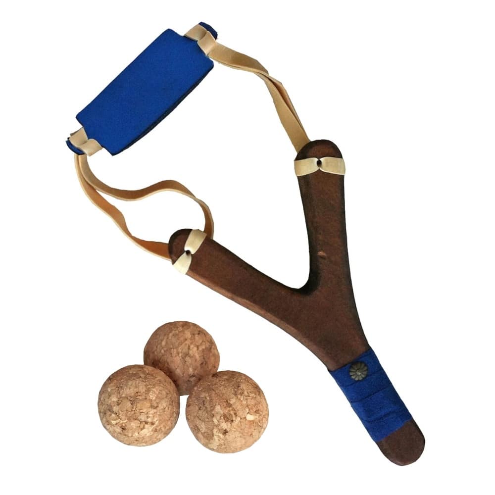 Slangebøsse Træ Blå